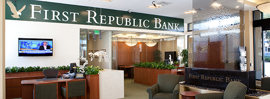 Geary, First Republic Bank, Office interior