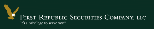 First Republic Securities Company LLC logo, It's a privilege to serve you
